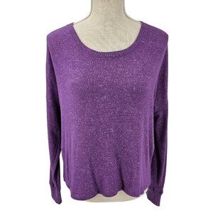 Lounge Life x Soft Serve Sweatshirt Purple Women’s Size M Athleisure Lounge Wear